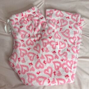 Baby Phat Pink Heart Women’s Pajama Bottoms Pink.